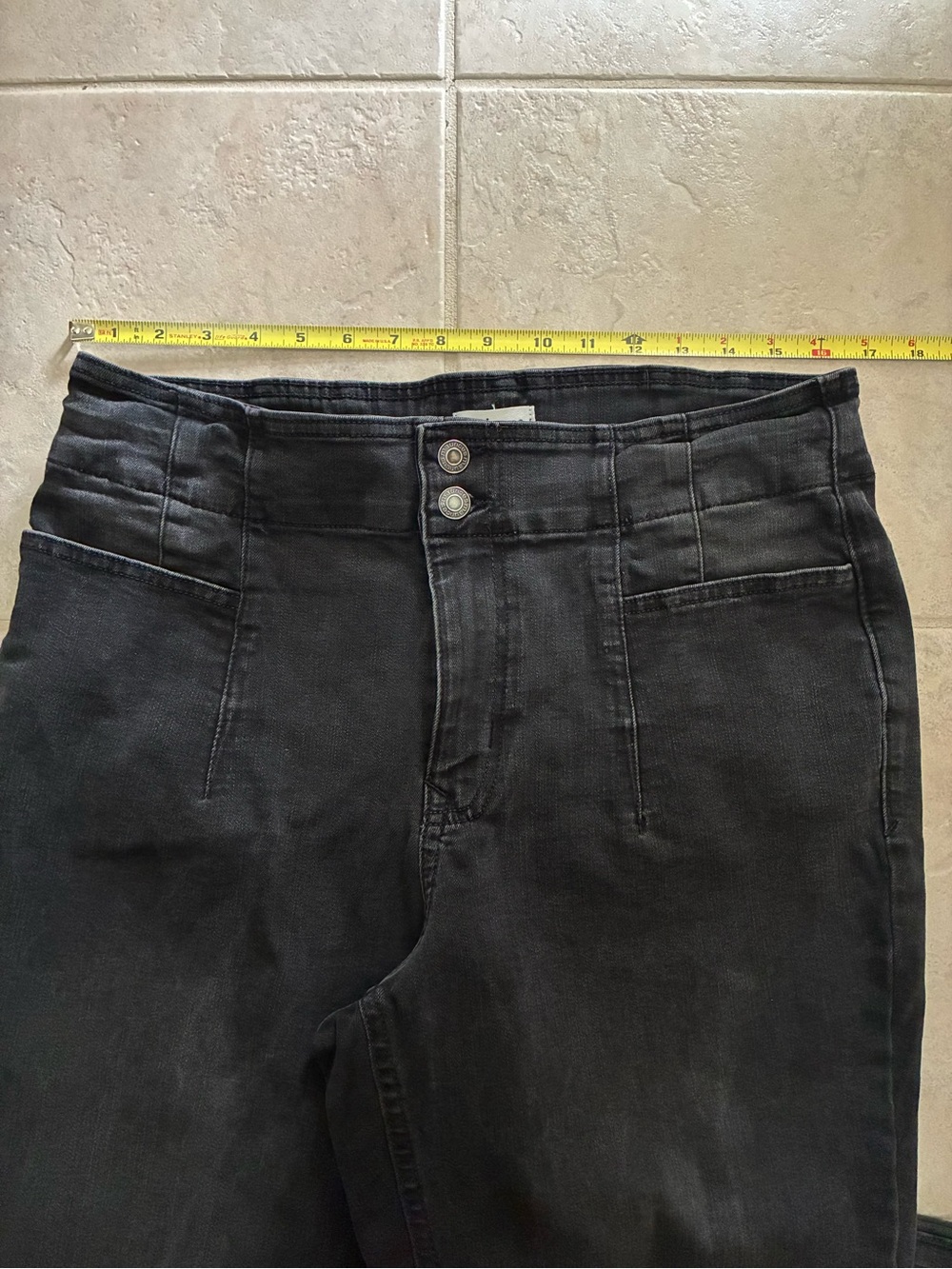 Maurices Black High-Rise Wide Leg Jeans